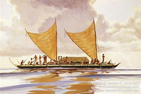 Ancient Voyaging Canoe Samoan Hawaiian Art Ancient Mysteries