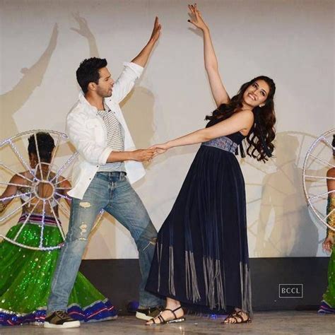 Varun Dhawan And Kriti Sanon During The Song Launch Of Film Dilwale In Mumbai On November 18