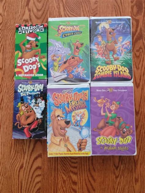 Lot Of Scooby Doo Vhs Tapes Warner Brothers Cartoon Network Movie Collection Picclick
