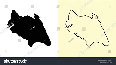 Johor Map Malaysia Asia Filled Outline Stock Vector Royalty Free
