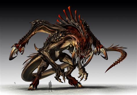 Artstation Karnaghast Aaron Stgoddard Fantasy Monster Creature