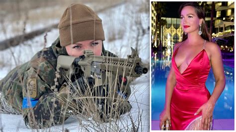 Ukraine Crisis Beauty Queen Anastasia Lenna Takes Up Arms In Fight Against Russian Intruders
