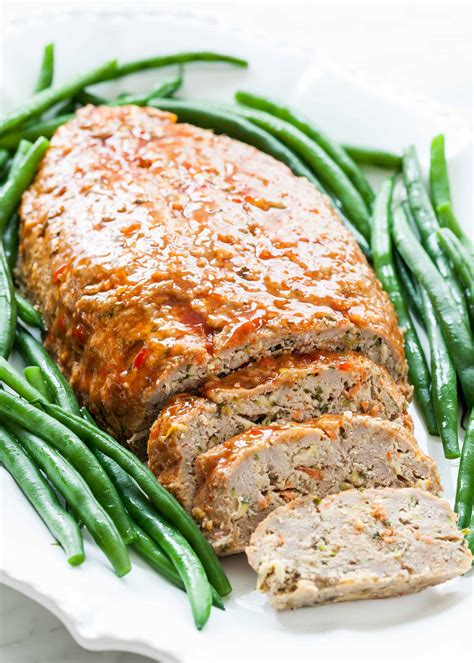 Meatloaf is a delicious staple dinner, but it goes well with more than just mashed potatoes and broccoli. Turkey Meatloaf Recipe | SimplyRecipes.com | YouTube Cooking Channel