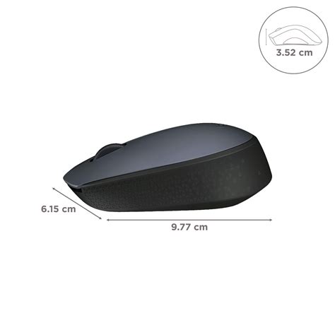 Buy Logitech M171 Wireless Optical Mouse 1000 Dpi Plug And Play Grey