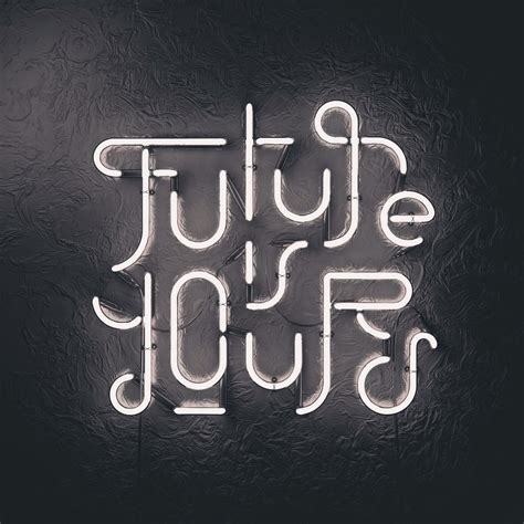 Daily Inspiration 2124 Neon Typography Lettering Design Typography