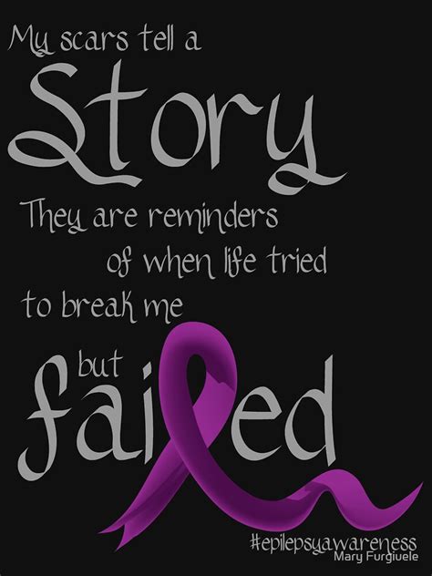 My Scars Tell A Story T Shirt For Sale By Adorkablemary Redbubble Epilepsy T Shirts