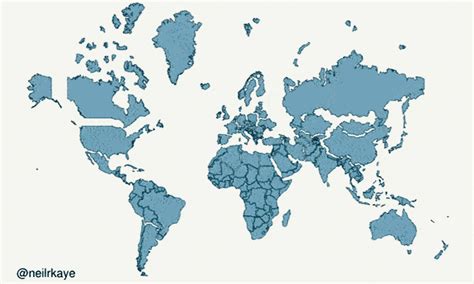Mapa Del Mundo Actual