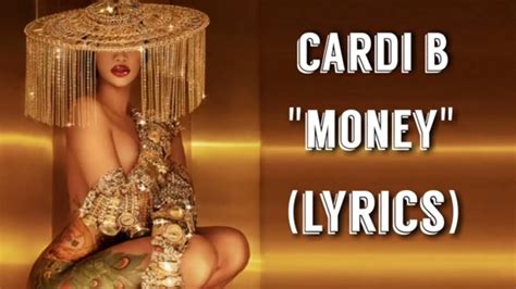 Cardi B Money Lyrics Youtube