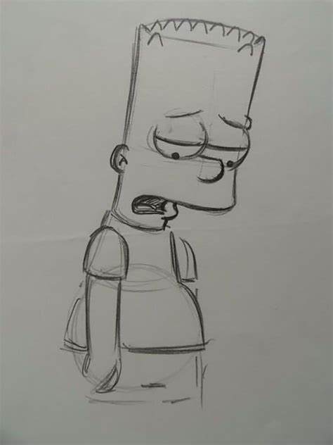 Simpsons Drawings Simpsons Cartoon Disney Drawings Sketches Sad
