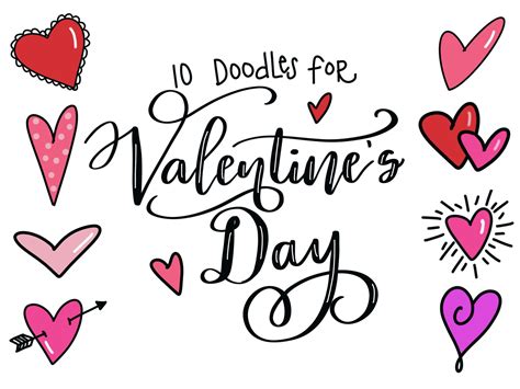 10 Easy Valentines Day Doodles Amy Latta Creations