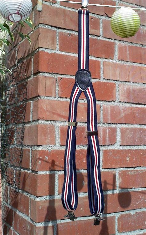 Red White And Blue Suspenders For Little Boys Adjustable Etsy Blue