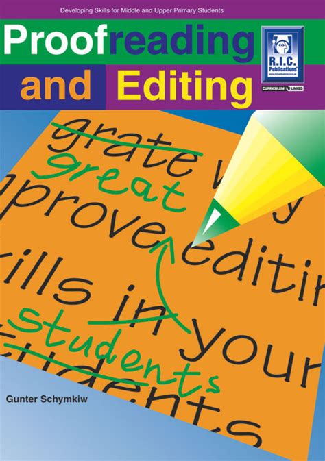 Proofreading And Editing Ages 9 12 Ric Publications Ric 0181