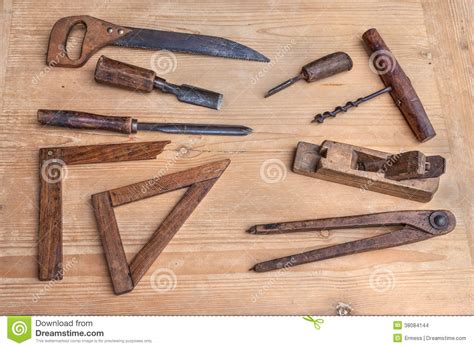 Old woodworking tools stock photo. Image of manufacture - 38084144