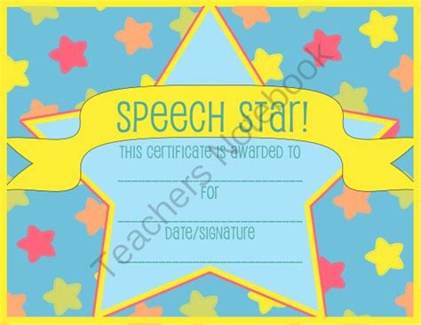 Speech Therapy Certificate Diploma Terapia De Lenguaje Terapia