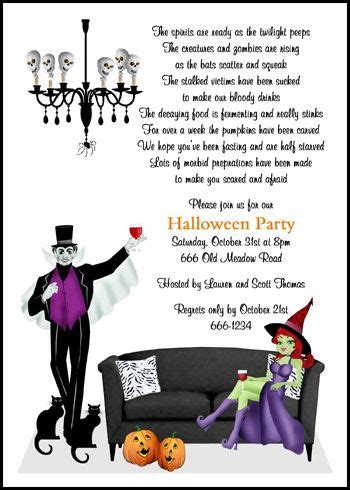halloween invitations images  pinterest halloween party