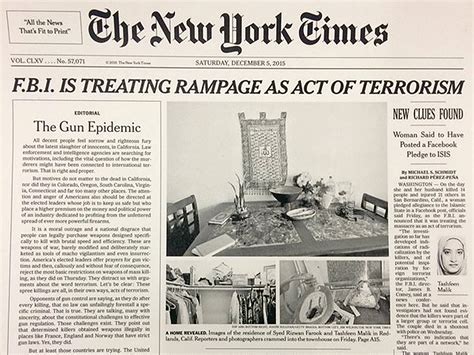 The New York Times Just Published Its First Front Page Editorial Since