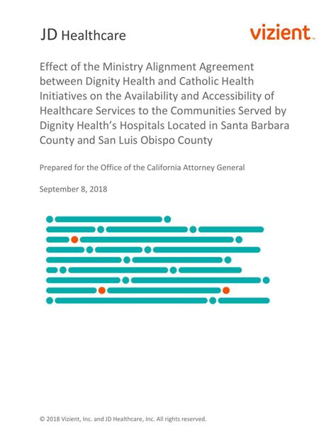 Dignity And Chi Merger Health Impact Report