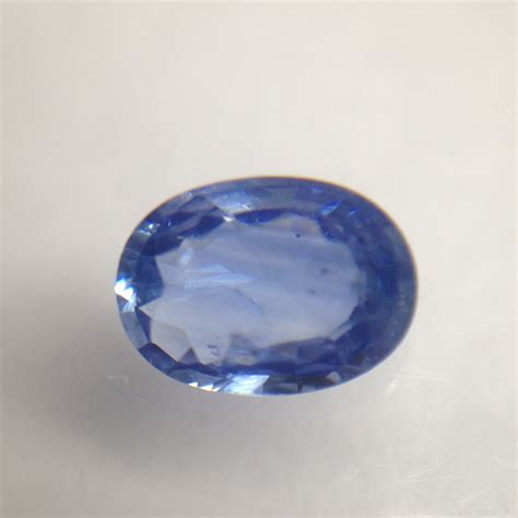 Natural Light Blue Sapphire 7x53mm 095 Carats Oval Corundum Etsy
