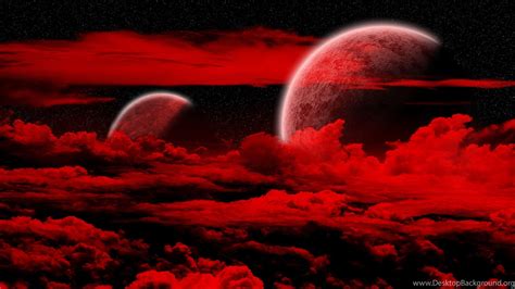 Planet Through The Clouds Red And Black 2560×1600 Resolutions 7130