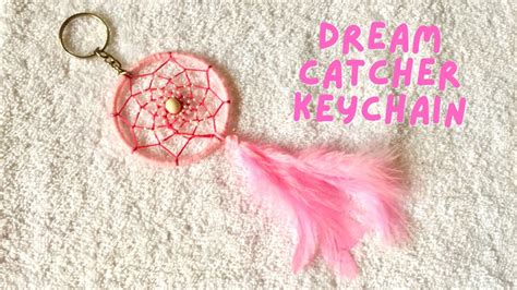 How To Make Mini Dream Catcher Dream Catcher Keychain With Beads Diy Dream Catcher Tutorial