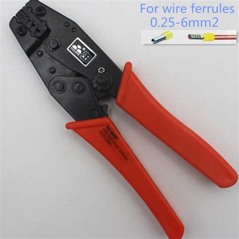 HS 06WF For Wire End Ferrules Cable Ferrules Crimping Plier 0 25 6mm2