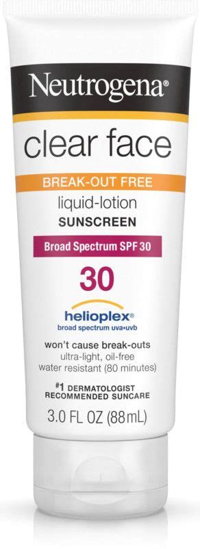 3w clinic intensive uv sunblock cream spf50+/pa+++. Neutrogena Clear Face Oil-Free Sunscreen SPF 30 | Ulta ...