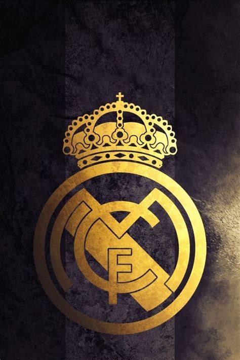 30 Real Madrid Gold Logo Wallpaper Realmadrid Logo Wallpaper