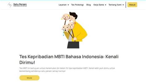 Tes Kepribadian MBTI Berbahasa Indonesia Mengenali Kecenderungan