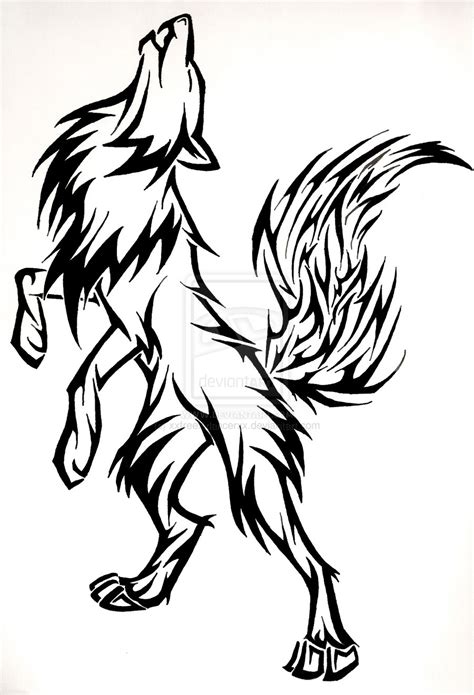 Wolf Drawing Cartoon At Getdrawings Free Download
