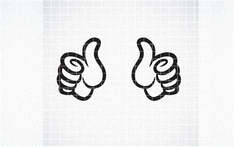 Thumbs Up SVG Thumbs Vector Thumbs Up Graphic By SVG DEN Creative