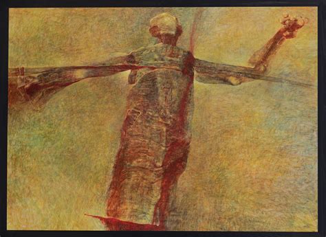 Film opowiada historię pielgrzyma zwiedzającego tajemniczą gigantyczną konstrukcję budzącej skojarzenia ze szkieletem. Zdzisław Beksiński - obraz E5 - Beks.pl