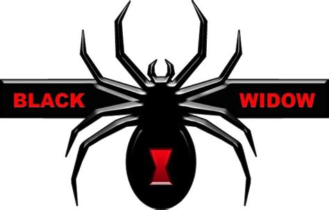 Black Widow Edition Decal Sticker 03