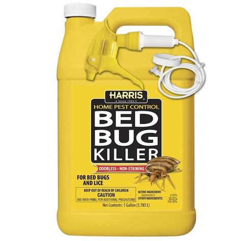 Harris Bed Bug Killer 128 Oz Bed Bug Killer In The Pesticides
