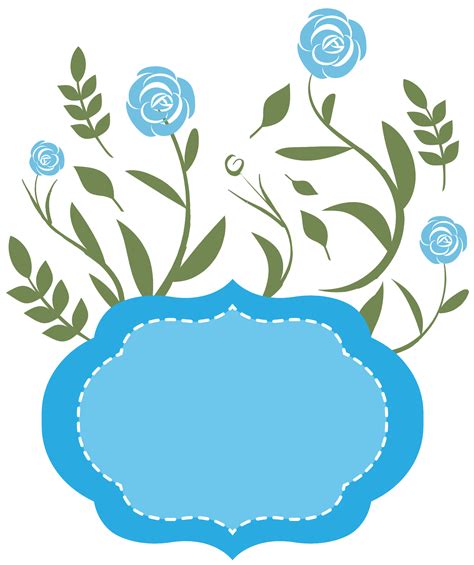 Vector Teal Frame PNG Clipart | PNG Mart