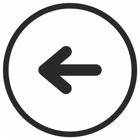 Arrow Left Navigation Icon Download On Iconfinder