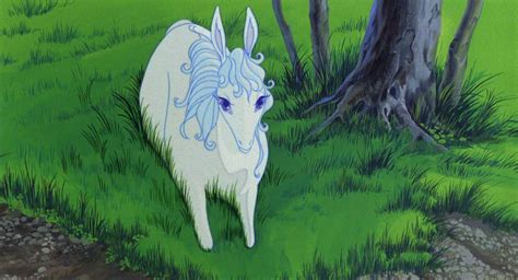 Amalthea The Unicorn Perceived As A Mere Horse By A Villager The