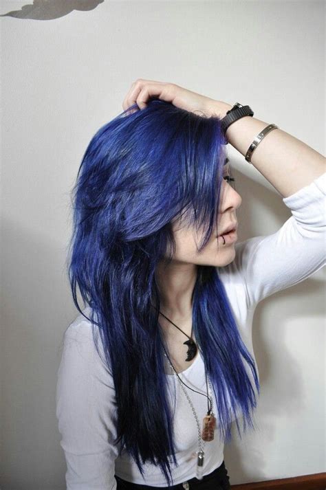 Midnight blue hair color 134164 ideas, tips, tricks, and tutorials. Midnight blue hair | Unnatural hair color, Hair ...