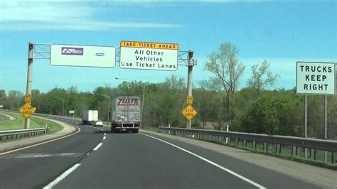 Indiana Interstate 80interstate 90 West Indiana Toll Road Mile
