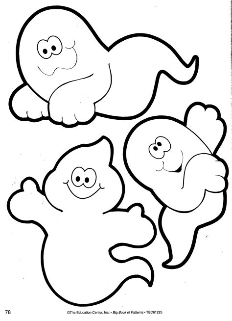 Halloween Patterns Ghosts Use These Cute Patterns For Your Bulletin