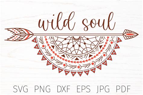 Boho Svg Quote Design Dream Catcher Svg Arrow Svg Tribal 1111537 Cut Files Design Bundles