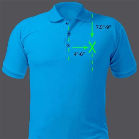 Heat Transfer Placement Quick Guide Uncategorized Polo Shirt Design