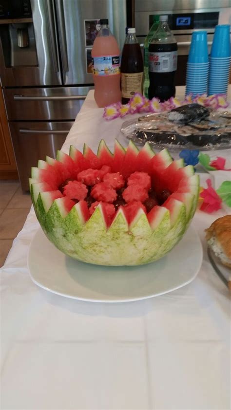 Watermelon Bowl For Fruit Salad Watermelon Bowl Fruit Watermelon