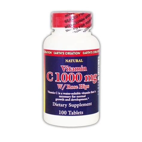 Searching for the best natural vitamin c supplement online? Earth's Creation Vitamin C 1000 mg with Rose Hips ...