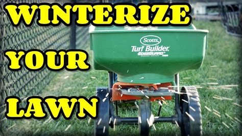 How When And Why To Winterize Your Lawn Youtube