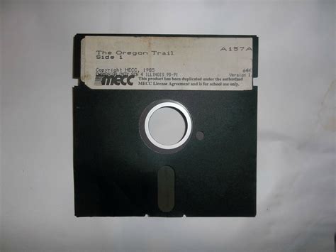 The Oregon Trail On 525 Floppy Disk Nostalgia