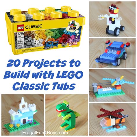 20 Simple Projects For Beginning Lego Builders Frugal Fun For Boys