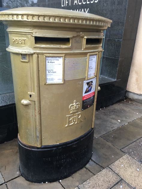 Pin By Acr On British Post Boxes Secret Post Box Trash Can Post