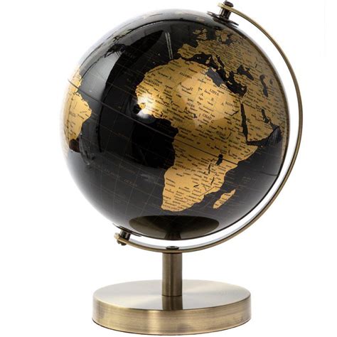 Globe Black And Gold Globe Leonardo Collection Greystones