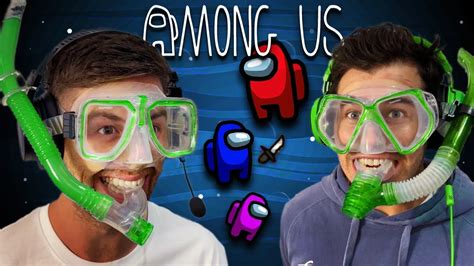 Funny Among Us Playing With Snorkel And Goggles On 😂 Youtube