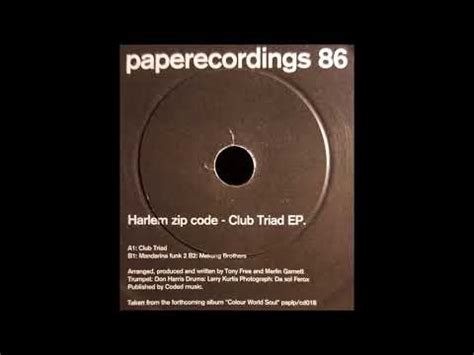 Harlem Zip Code Club Triad EP 2002 Vinyl Discogs